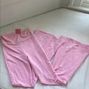 NWT Edikted light pink flare pants